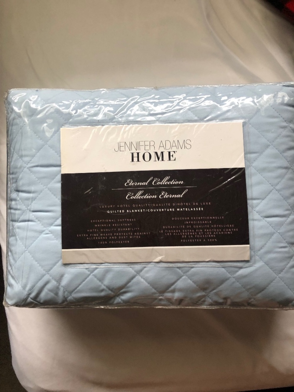 Jennifer Adams Eternal Collection Diamond Quilted Blanket